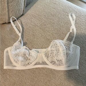 White lace, Victoria’s secret bralette